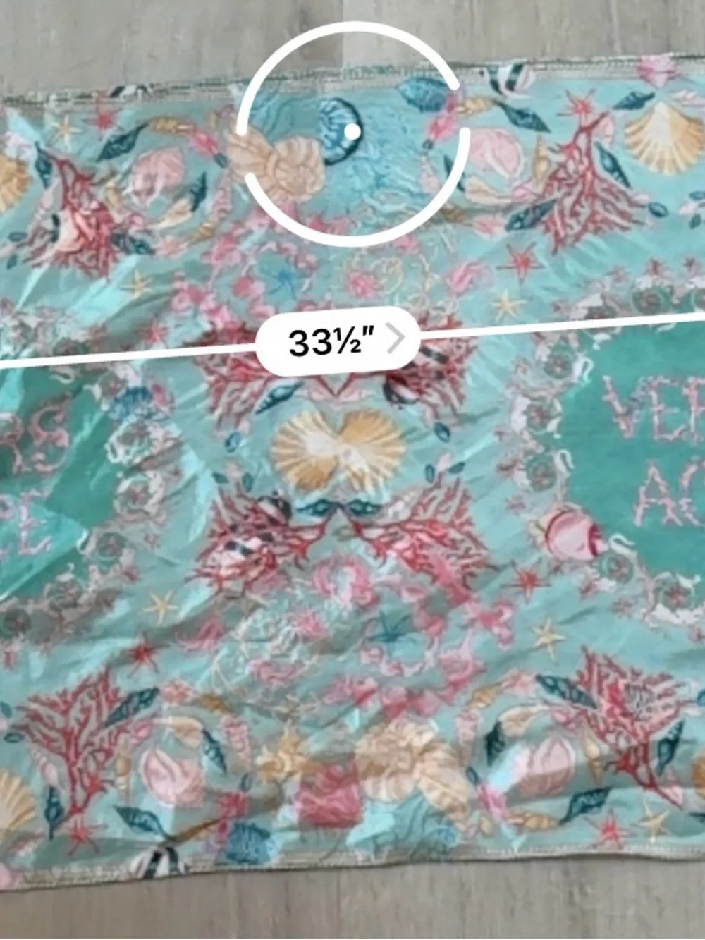 Mermaid satin scarf
